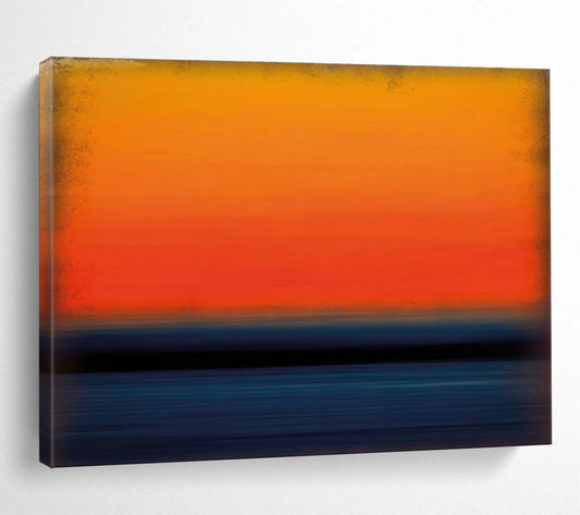 Gradient Sunset Seaside Art for Relaxing Beachfront Home DLZ2833