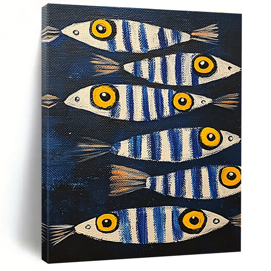 Striped Fish for Seafood Restaurant & Beach House Decor STSC1171