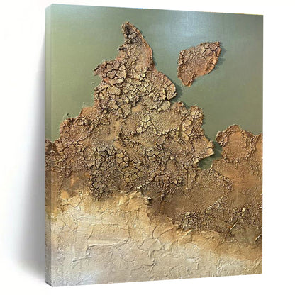 Textured Earth - like Abstract Art for Geology Museum Café & Nature - Themed Art Gallery DLZ2209