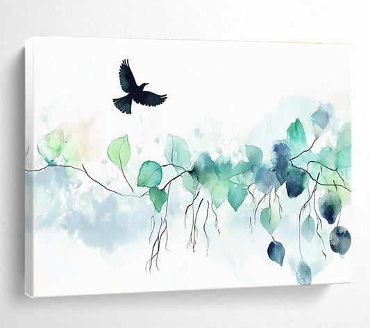 Minimalist Nature Art for Scandinavian Home & Yoga Studio SC568