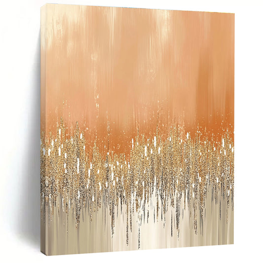 Glittering Orange and Gold for Luxury Hotel Lobby & Glamorous Home Entrance STSC980