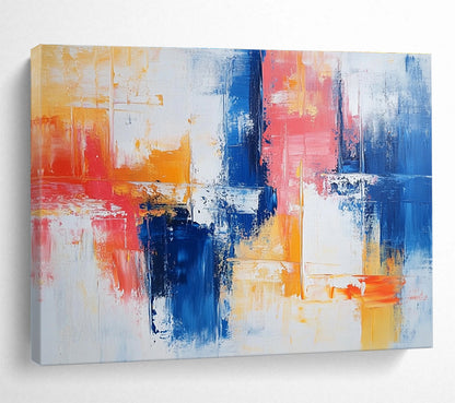 Color - Blended Abstract Art for Coastal Home Bedroom & Relaxing Spa Lounge SC263