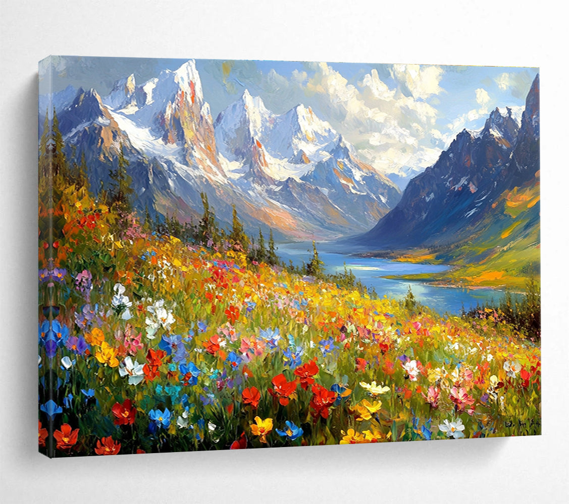 Breathtaking Alpine Art for Ski Chalet & Nature Lover’s Retreat SC581