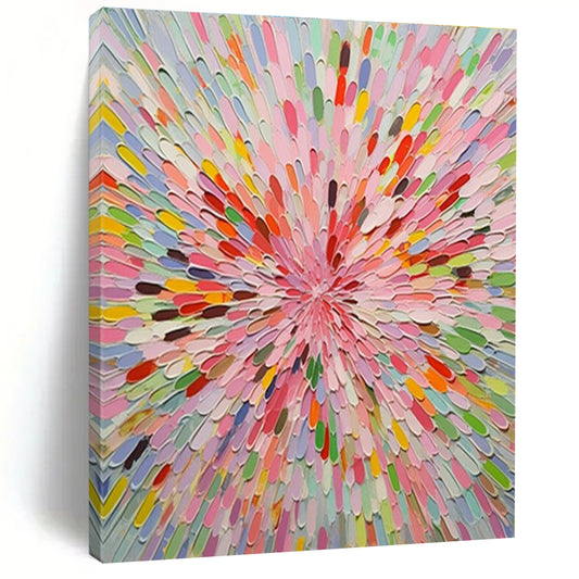 Colorful Petal Burst Art for Garden - Themed Nursery & Floral Event Venue DLZ1558