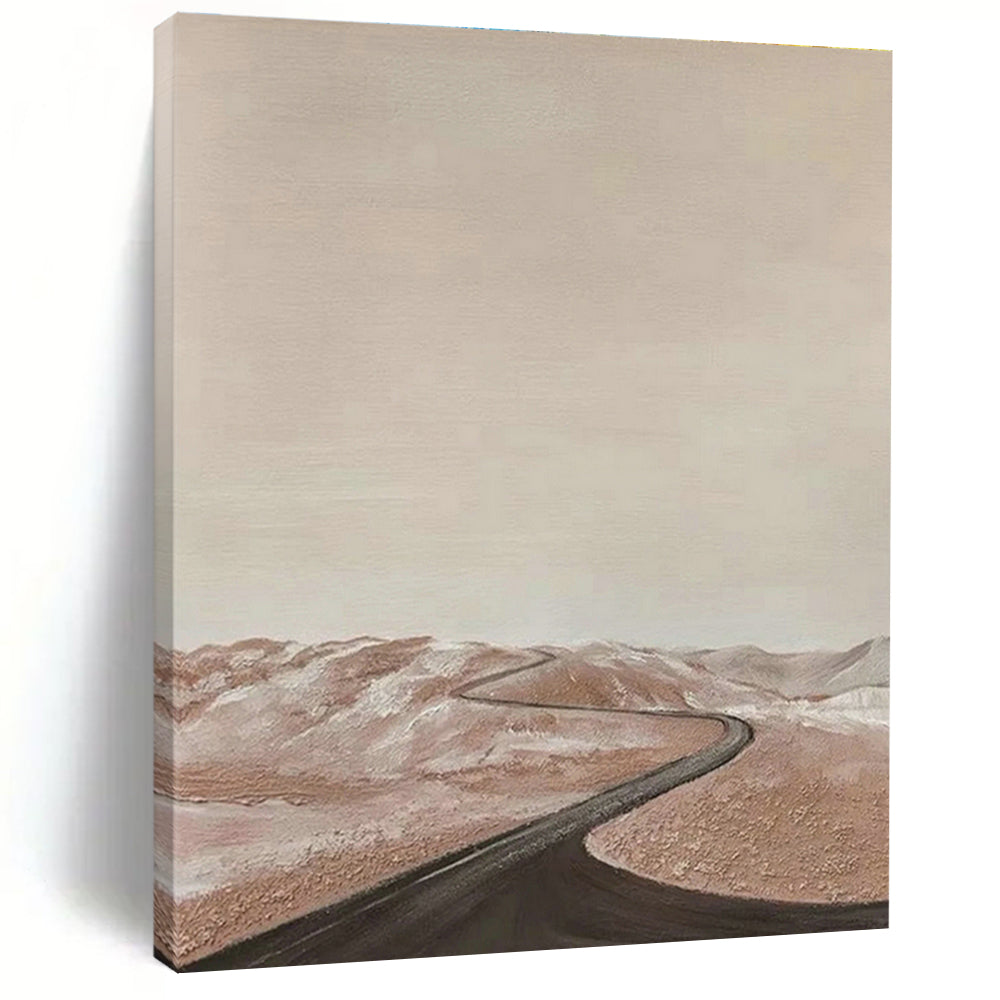 Desert Road Abstract Art for Travel Agency & Home Living Room DLZ1130