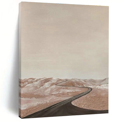 Desert Road Abstract Art for Travel Agency & Home Living Room DLZ1130