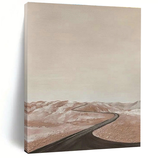 Desert Road Abstract Art for Travel Agency & Home Living Room DLZ1130