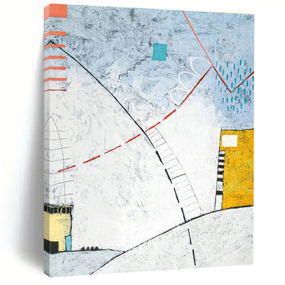 Geometric Line Abstract Art for Architectural Firm & Home Study DLZ1099