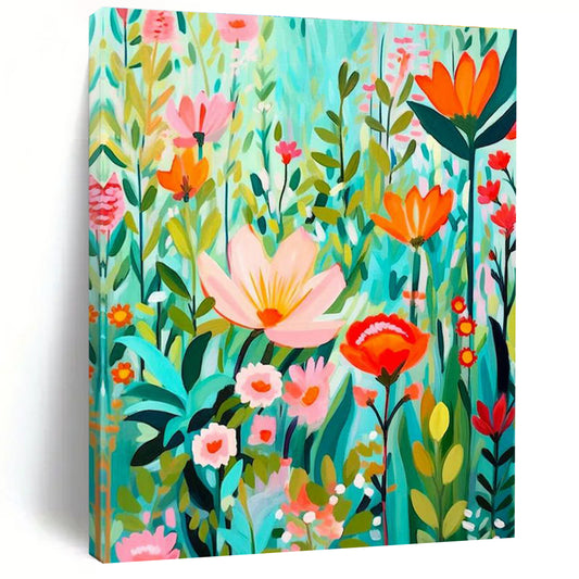 Flat - Style Flower Garden Art for Nursery & Boutique DLZ2295