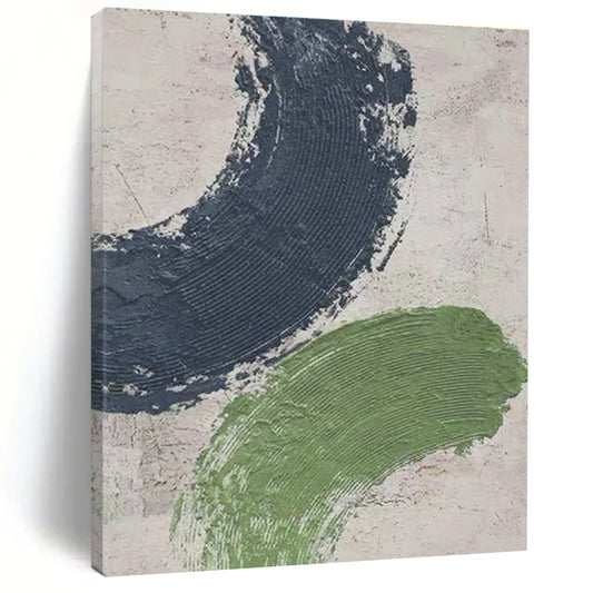 Two - Tone Textured Abstract Art for Industrial - Style Home & Art Gallery Pop - Up DLZ1079