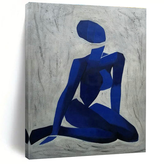 Custom Large Handmade Abstract Painting for Bedroom & Living Room DLZ2270