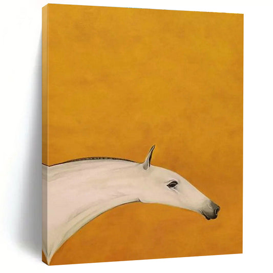 White Horse Head Art for Living Room & Study DLZ0431