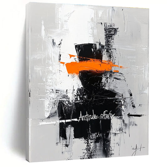 Abstract Figure with Orange Band for Inspirational Office & Avant - Garde Art Space STSC227