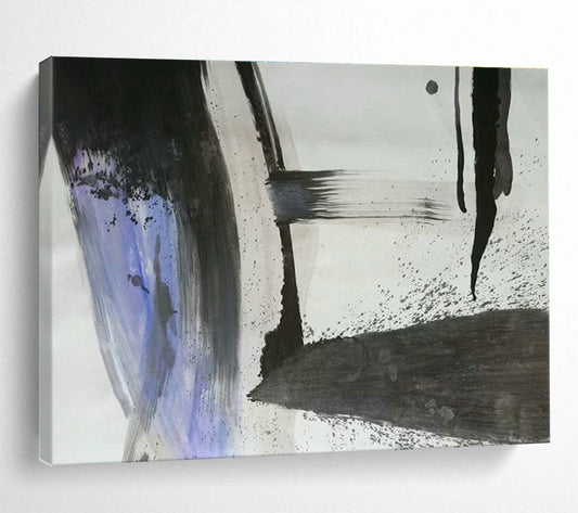 Ink Wash Abstract Art for Zen - Inspired Home Study Nooks DLZ3236