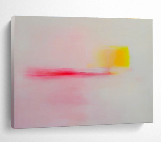 Subtle Color Blur Abstract Art for Minimalist Bedroom & Calming Spa SC251