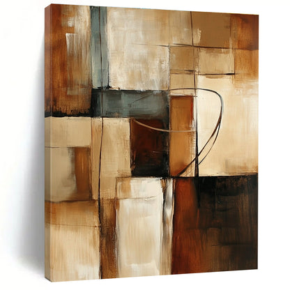 Geometric Neutral Color Blocks for Scandinavian - Style Home & Contemporary Art Gallery STSC751