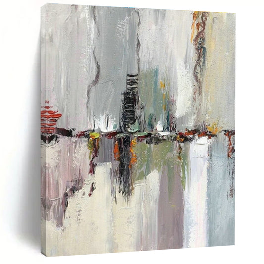 Abstract City Reflection Art for Urban Loft & Rooftop Bar DLZ0624