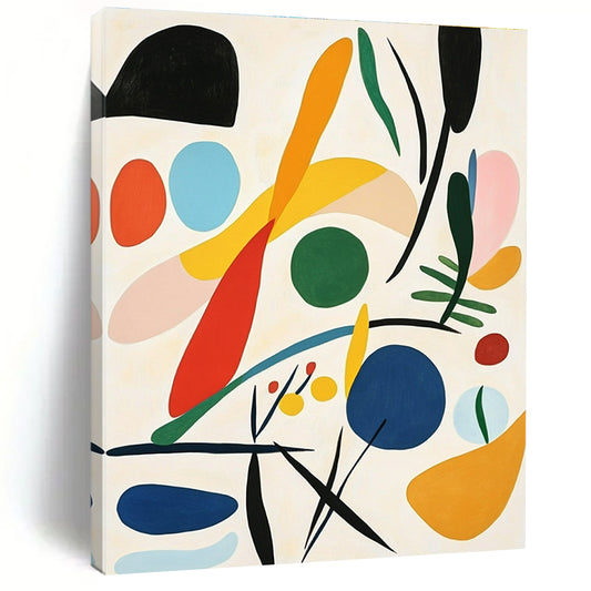 Colorful Abstract Forms for Vibrant Playroom & Creative Office Space STSC1244