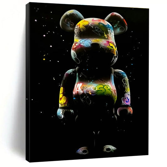 Graffiti - Style Bear Art for Street Art Gallery & Youth - Oriented Café DLZ2319