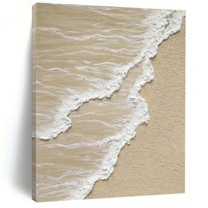 Textured Beach Wave Art for Coastal Resort Spa & Home Bedroom DLZ1150