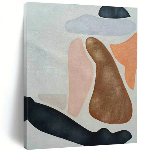 Soft - Colored Geometric Abstract Art for Living Room & Bedroom DLZ0511