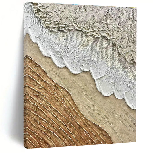 Earth - Toned Layered Art for Rustic Café & Art Gallery Corridor DLZ1033