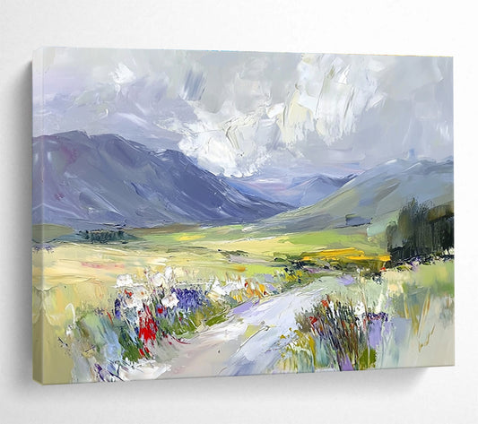 Impressionistic Valley Art for Nature Lover’s Bedroom & Countryside Retreat Lounge SC473
