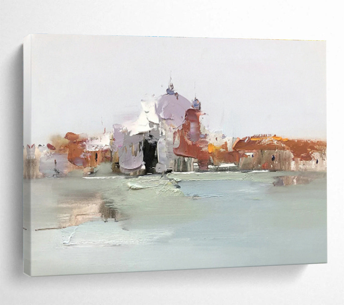 Soft - Edged Architecture Art for Relaxation - First Coastal Café DLZ3017