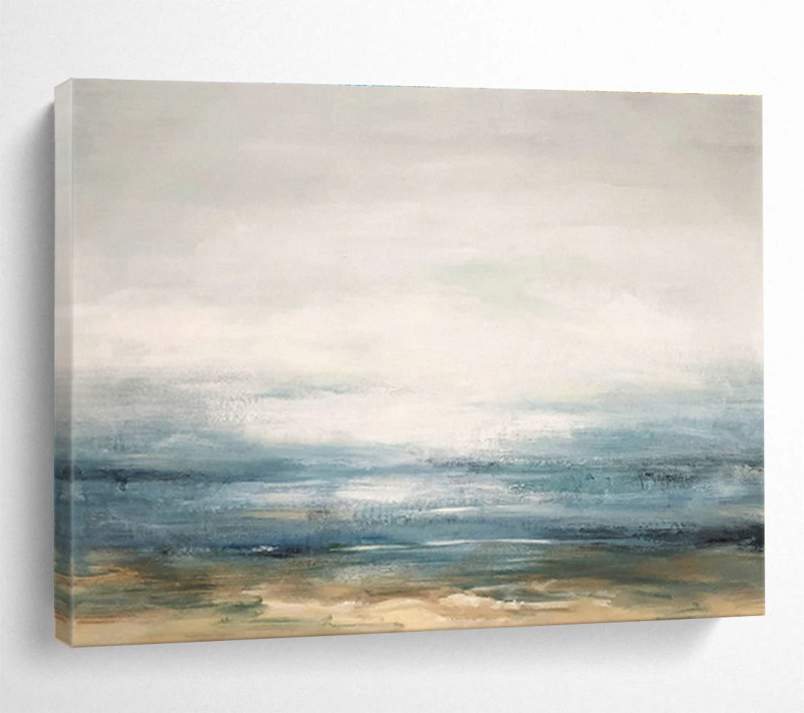 Sea View Abstract Art for Coastal Home Studies DLZ2558