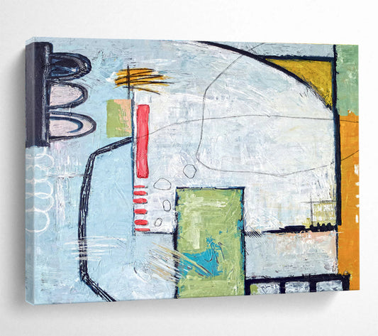 Urban - Element Abstract Art for Industrial - Chic Café DLZ2926