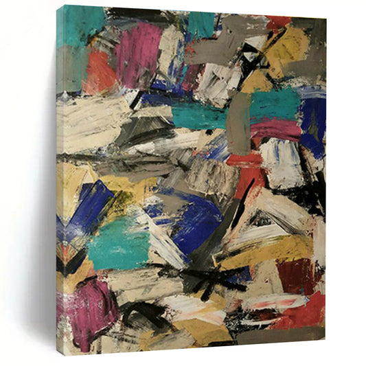 Color - Clash Abstract Art for Trendy Nightclub & Art School Hallway DLZ1046