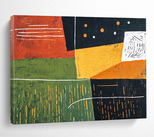 Geometric Landscape Art for Modern Farmhouse & Art - Themed Café SC520