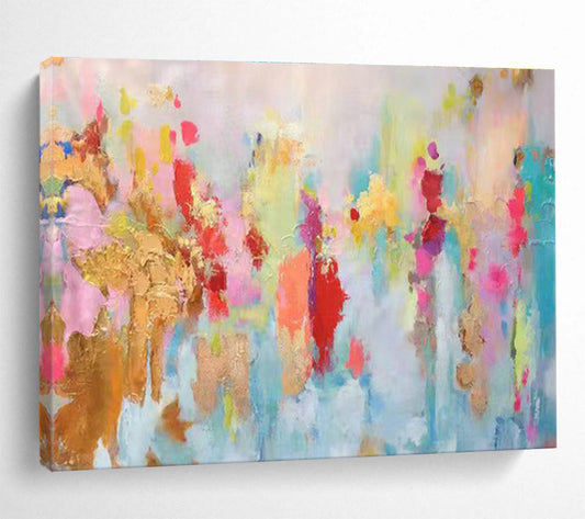 Dreamy Color Splash Abstract for Boho - Chic Bedroom DLZ3027
