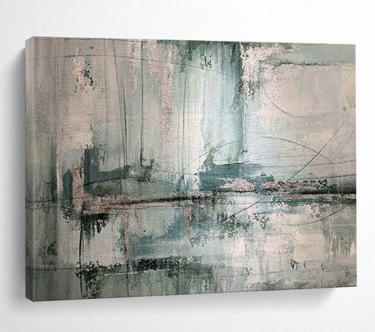 Gray - Green Abstract Art for Modern Office Waiting Rooms DLZ2562