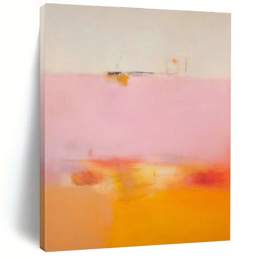Pink - Orange - Yellow Abstract Art for Sunset - View Rooftop Bar & Creative Café DLZ0999
