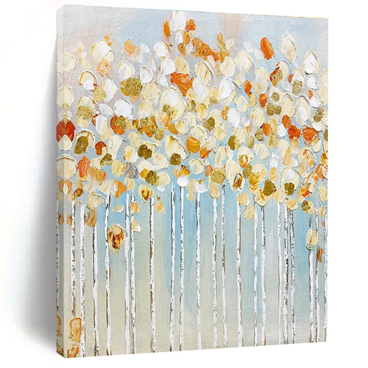 Textured Floral Tree Art for Bohemian - Style Bedroom & Nature - Loving Café DLZ2141