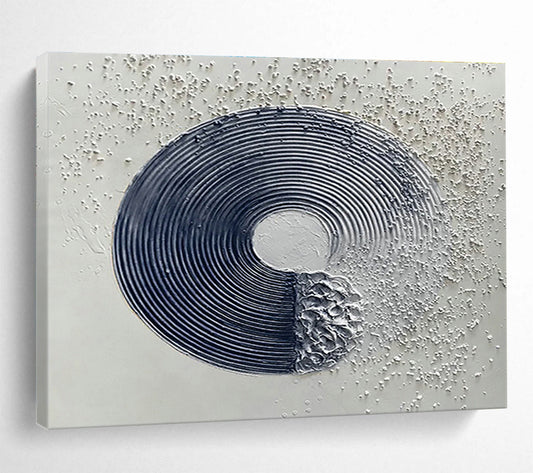Circular Texture Relief Art for Modern Art Gallery Sculpture Corners DLZ2595