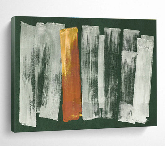 Green - Background Brushstroke Abstract for Eco - Friendly Café DLZ2996