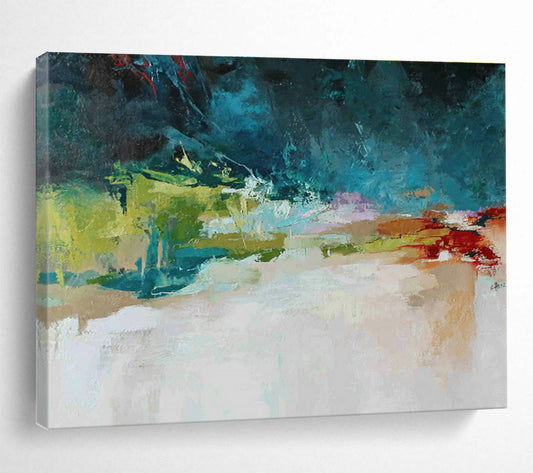 Color - Ink Abstract Landscape Art for Bohemian Café DLZ2894