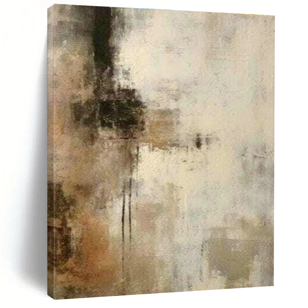 Earth - Toned Abstract Art for Nature - Inspired Spa & Minimalist Home Office DLZ2126