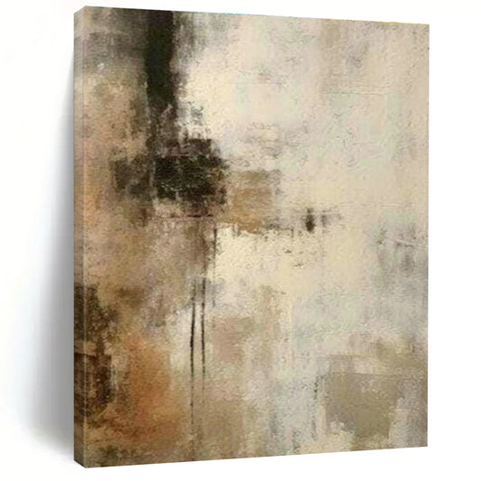 Earth - Toned Abstract Art for Nature - Inspired Spa & Minimalist Home Office DLZ2126