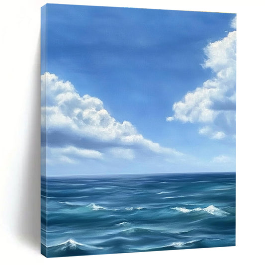 Ocean and Sky View for Beach House Living Room & Nautical - Themed Café STSC1215