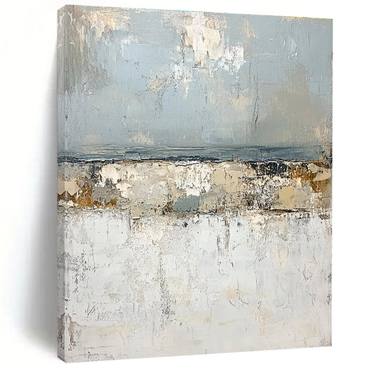 Textured Coastal Abstract for Beachfront Home & Nautical - Themed Café STSC270