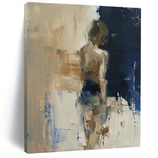 Figure - Back Abstract Art for Luxury Hotel Spa Lounges DLZ0107
