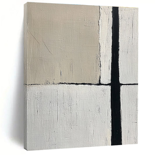 Minimalist Geometric in Black and White for Contemporary Office & Art Gallery STSC260