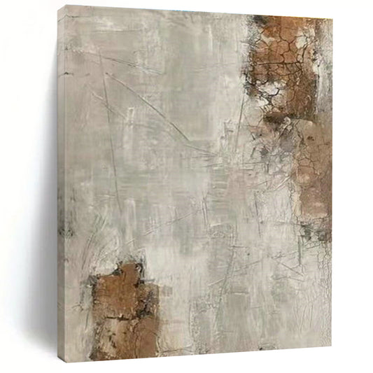 Gray - White Abstract Art for Modern Art Gallery Feature Walls DLZ0187