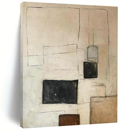 Minimalist Geometric Art for Scandinavian - Style Living Rooms DLZ0252