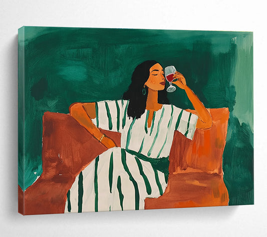 Stylish Figurative Art for Dining Room & Boutique Hotel Bar SC585