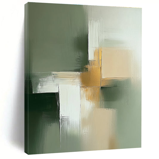 Geometric Abstract with Gold for Luxury Living Room & High - End Boutique STSC566