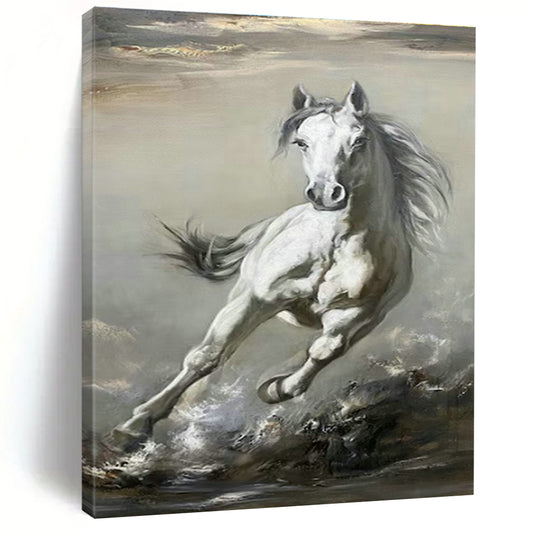 Galloping Horse Art for Equestrian Club & Classic Home Study DLZ2042